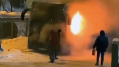 Видео: в Москве загорелся еще один электробус КамАЗ – уже четвертый - motor.ru - Москва - Россия