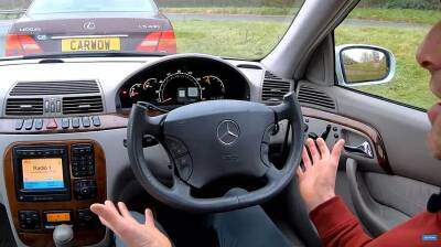 Старенький Mercedes-Benz оснастили самодельным штурвалом как у Tesla (видео) - autocentre.ua - Mercedes-Benz