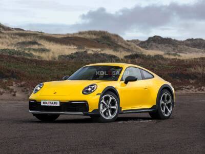 Новое серийное кросс-купе Porsche 911: первые изображения - kolesa.ru - Россия - Dakar