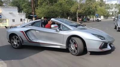 Lamborghini Aventador - Посмотрите на бюджетный Lamborghini Aventador на базе Civic (видео) - autocentre.ua - Индия