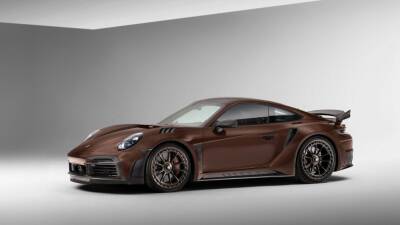 TopCar показал эксклюзивный Porsche 911 Turbo S в коричневом углепластике - motor.ru - Россия