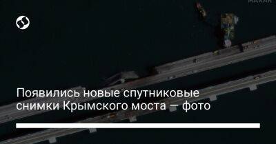 Появились новые спутниковые снимки Крымского моста — фото - biz.liga.net - Керчь