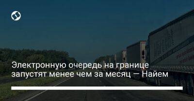 Мустафа Найем - Электронную очередь на границе запустят менее чем через месяц — Найем - biz.liga.net - Украина - Дорогуск