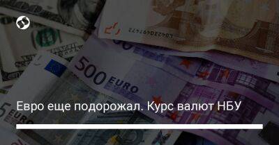 Евро еще подорожал. Курс валют НБУ - biz.liga.net - Украина