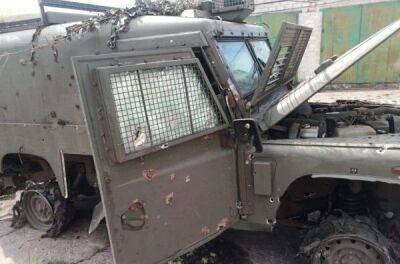 Як виглядає Land Rover ЗСУ після обстрілу - news.infocar.ua
