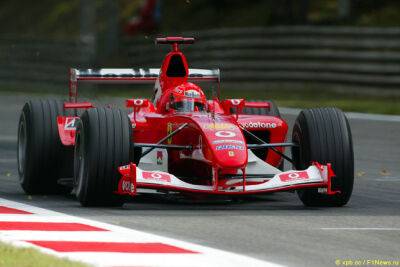 Михаэль Шумахер - Ferrari F2003-GA Михаэля Шумахера выставлена на аукцион - f1news.ru - Канада - Сша - Испания - Австрия - Италия - Япония - Женева