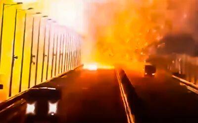 Взрыв на Крымском мосту: видео и заявление Следственного комитета - zr.ru - Россия - Краснодар