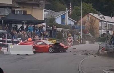Легендарную Ferrari Testarossa разбили об стену (видео) - autocentre.ua - Швейцария