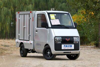 Очередной курьёз из Китая: узкий одноместный грузовик Wuling E10 с электромотором - kolesa.ru - Китай