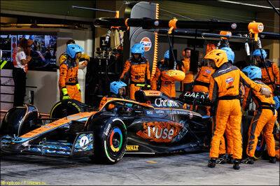 С.Перес - Джордж Расселл - Ландо Норрис - М.Шумахер - DHL Fastest Pit Stop Award: Лучший пит-стоп у McLaren - f1news.ru - Абу-Даби