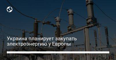 Владимир Кудрицкий - Украина планирует закупать электроэнергию у Европы - biz.liga.net - Украина - Евросоюз