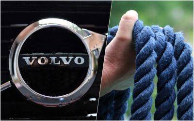 Мужчина попытался зарядить Volvo веревкой. И у него получилось (нет) - zr.ru