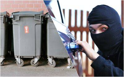 Автоугонщик скрылся от полиции в мусорном контейнере (видео) - zr.ru - Атырау
