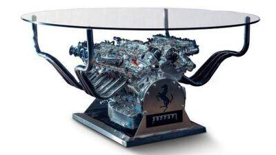 Стол из старого двигателя Ferrari продали за 246 000 долларов - auto.24tv.ua