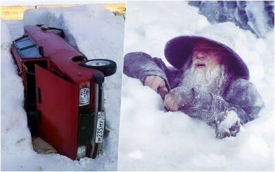 Машину завалило снегом? Вот как правильно ее почистить - zr.ru - Днр - Лнр - Донбасс