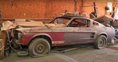 Shelby GT500 1967 нашли под слоем пыли: легендарный Элеанор простоял около 40 лет - autocentre.ua - Сша - штат Небраска