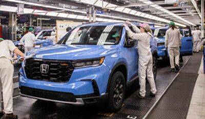 В США началось производство Honda Pilot нового поколения - autostat.ru - Сша - Россия - штат Алабама