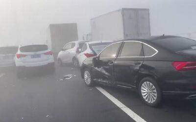 300 автомобилей столкнулись на одном мосту (видео) - zr.ru - Китай - New York