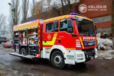 В Украине изготовили пожарно-спасательный автомобиль на шасси MAN TGM - autocentre.ua - Украина