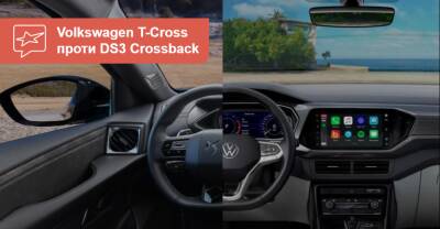 Что выбрать? Сравнение Volkswagen T-Cross и DS3 Crossback - auto.ria.com