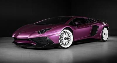 Lamborghini Aventador - С аукциона продают редкий Lamborghini Aventador с необычным оттенком кузова - autocentre.ua