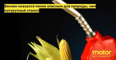 Бензин оказался менее опасным для природы, чем кукурузный этанол - motor.ru - Сша