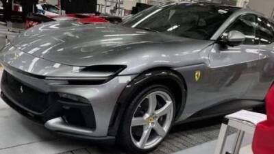 Рассекречено: серийный кроссовер Ferrari Purosangue показали на фото без камуфляжа - auto.24tv.ua