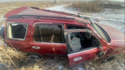 В Хакасии при опрокидывании автомобиля пострадала женщина - usedcars.ru - Абакан - республика Хакасия