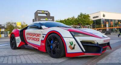 Медслужба Дубая получила один из самых быстрых и дорогих автомобилей планеты – Lykan Hypersport - auto.24tv.ua - Сша - Абу-Даби - Dubai