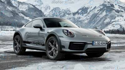 Спорткупе Porsche 911 станет внедорожником (первый рендер) - autocentre.ua - Dakar