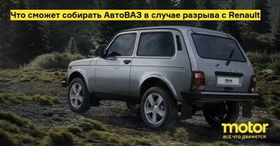 Что сможет собирать АвтоВАЗ в случае разрыва с Renault - motor.ru - Россия