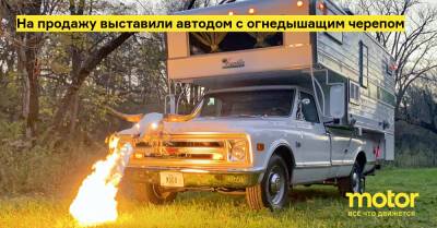 На продажу выставили автодом с огнедышащим черепом - motor.ru - Сша