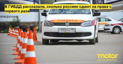 В ГИБДД рассказали, сколько россиян сдают на права с первого раза - motor.ru - Россия