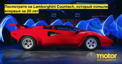 Посмотрите на Lamborghini Countach, который помыли впервые за 20 лет - motor.ru