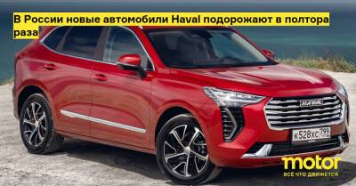 В России новые автомобили Haval подорожают в полтора раза - motor.ru - Россия