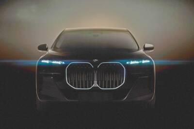 Новая «семёрка» BMW: двухэтажная оптика, огромные «ноздри» и «кинотеатр» - kolesa.ru