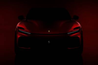 Первый кроссовер Ferrari: SUV показали на официальном тизере, хотя его внешность уже раскрыта - kolesa.ru