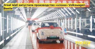 Great Wall запустила производство «клона» Volkswagen Beetle - motor.ru