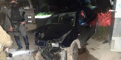 Попытка автомобильного теракта в Самарии: водителя удалось задержать - detaly.co.il