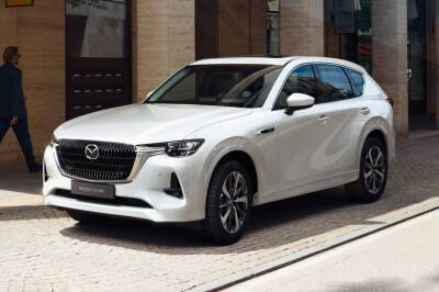 Mazda рассекретила кроссовер CX-60: три варианта гибридной «начинки» и богатый салон - kolesa.ru - Япония