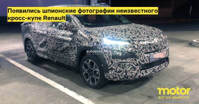 Появились шпионские фотографии неизвестного кросс-купе Renault - motor.ru - Германия