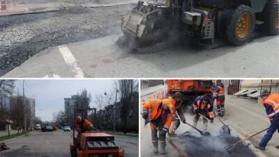 Несмотря на войну, в Киеве начали ремонтировать дороги - auto.24tv.ua - Киев