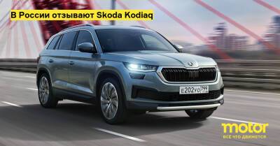 В России отзывают Skoda Kodiaq - motor.ru - Россия