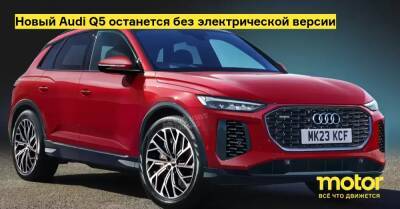 Новый Audi Q5 останется без электрической версии - motor.ru