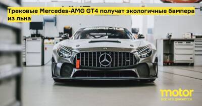 Трековые Mercedes-AMG GT4 получат экологичные бампера из льна - motor.ru