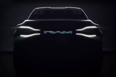 Ram готовит новый пикап: ещё один тизер будущего конкурента Ford F-150 Lightning - kolesa.ru - Сша