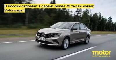 В России отправят в сервис более 75 тысяч новых Volkswagen - motor.ru - Россия