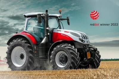 Лінійка тракторів Steyr Terrus CVT отримала нагороду Red Dot Design Award 2022 - news.infocar.ua - Германия