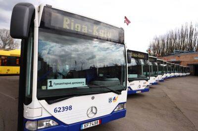 Mercedes Benz Citaro - Эдвардс Смилтенс - В Киев из Риги прибыли 11 больших автобусов Mercedes-Benz в качестве гуманитарной помощи - autocentre.ua - Киев - Украина - Латвия - Рига