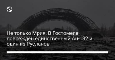 Не только Мрия. В Гостомеле поврежден единственный Ан-132 и один из Русланов - biz.liga.net - Киев - Саудовская Аравия